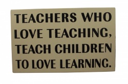 Heaven Sends Teachers Love Teaching Gift Plaque